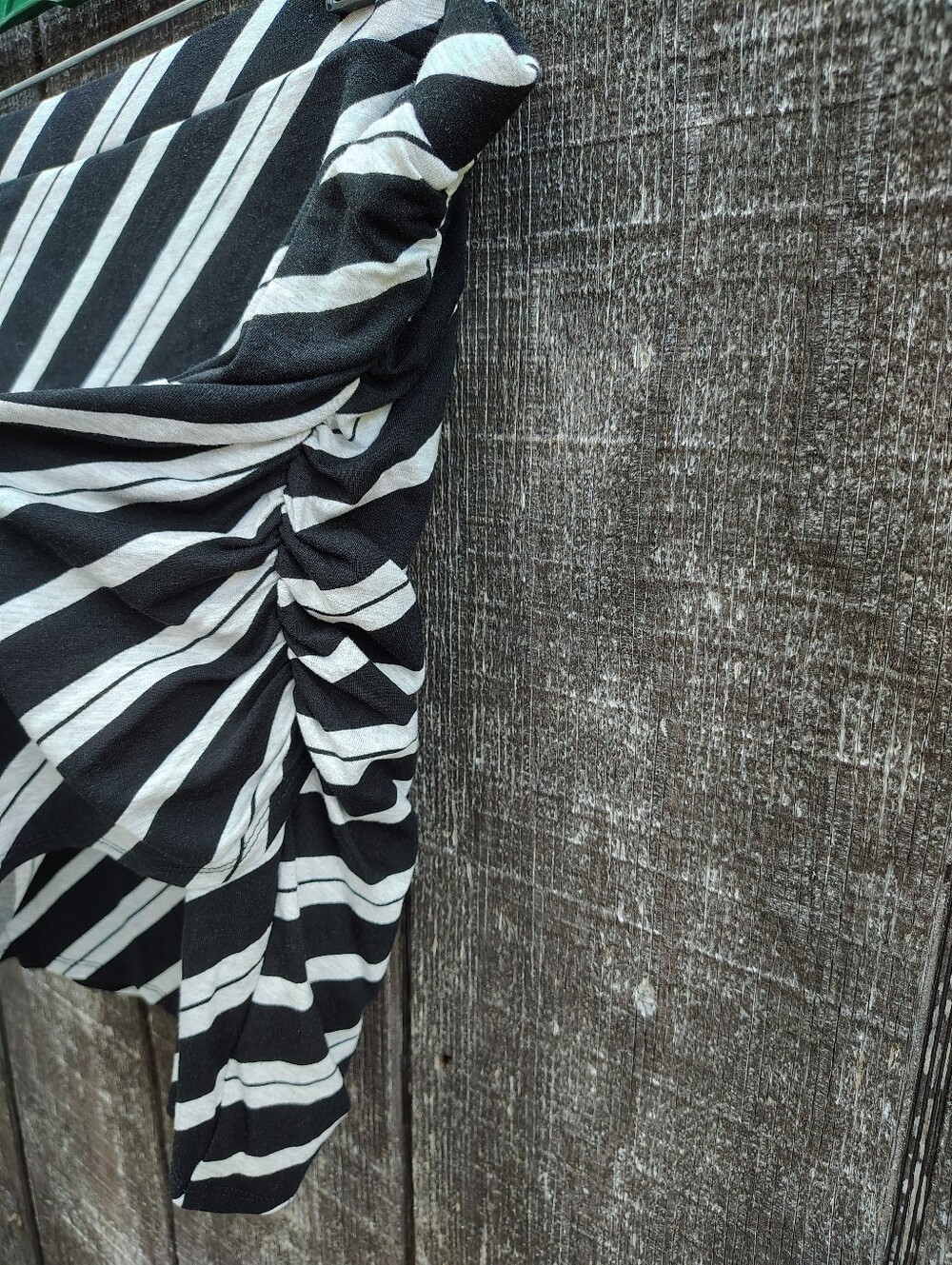 Victoria's Secret Black and White Diagonal Stripe Skirt - Picture 2 of 4